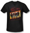 The Warriors Shirt Slim Fit V Neck One Gang Black Tee T-Shirt