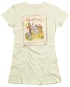 The Wizard Of Oz  Juniors Shirt Poster Cream T-Shirt