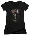 The Wizard Of Oz  Juniors V Neck Shirt I like Your Shoes Black T-Shirt