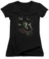 The Wizard Of Oz  Juniors V Neck Shirt The Wicked Witch of the West Black T-Shirt