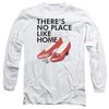 The Wizard Of Oz  Long Sleeve Shirt There&#039;s No Place Like Home White Tee T-Shirt