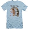 The Wizard Of Oz  Slim Fit Shirt Lions and Tigers and Bears Oh My! Light Blue T-Shirt