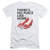 The Wizard Of Oz  Slim Fit Shirt There&#039;s No Place Like Home White T-Shirt