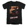 They Live Shirt Slim Fit V Neck Poster Black Tee T-Shirt