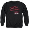 They Live  Sweatshirt Chew Bubblegum Adult Black Sweat Shirt