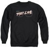 They Live  Sweatshirt Glasses Logo Adult Black Sweat Shirt