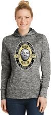 Three Stooges Curly Porter Ladies Dry Wicking Hoodie