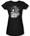 Three Stooges Junior Shirt Give A Nyuk Black Tee T-Shirt