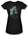 Three Stooges Juniors Shirt Funny Stooge Style Black Tee T-Shirt