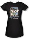 Three Stooges Juniors Shirt Knuckleheads On Vacation Black Tee T-Shirt