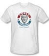 Three Stooges Kids Shirt Funny Curly For President White Tee T-shirt