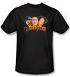 Three Stooges Kids Shirt Head Logo Funny Black Tee T-Shirt Youth