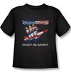 Three Stooges Kids Shirt Mission Accomplished Royal Tee T-Shirt