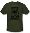 Three Stooges Kids Shirt Moe Money Funny Green Tee T-Shirt Youth