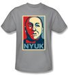 Three Stooges Kids Shirt NYUK Funny Silver Tee T-Shirt Youth