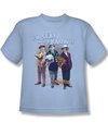 Three Stooges Kids Shirt Sexy Light Blue Tee T-Shirt