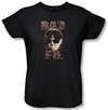 Three Stooges Ladies Shirt Bad Moe Fo Funny Black Tee T-shirt