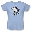 Three Stooges Ladies Shirt Drunk Funny Light Blue Tee T-shirt