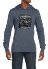 Three Stooges Shirt Bike Week Mens Lightweight Hoodie Tee T-Shirt