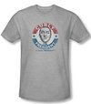 Three Stooges Shirt Curly For President Athletic Heather Slim Fit Tee