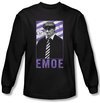 Three Stooges Shirt Emoe Funny Adult Black Long Sleeve T-Shirt