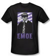 Three Stooges Shirt Emoe Funny Adult Black Slim Fit Tee T-Shirt