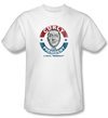 Three Stooges Shirt Funny Curly For President Adult White Slim Fit Tee