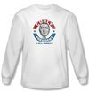 Three Stooges Shirt Funny Curly For President White Long Sleeve Tee