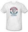 Three Stooges Shirt Funny Curly Knucklehead Adult White Slim Fit Tee