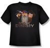 Three Stooges Shirt Kids NYUK Dynasty Youth Black Tee T-Shirt