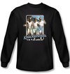 Three Stooges Shirt Knuckleheads On Vacation Black Long Sleeve Tee