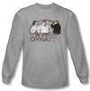 Three Stooges Shirt NYUK Dynasty Long Sleeve Athletic Heather Tee