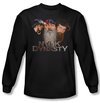 Three Stooges Shirt NYUK Dynasty Long Sleeve Black Tee T-Shirt