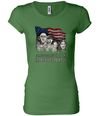 Three Stooges Shirt Rushmorons Ladies Longer Length Tee T-Shirt