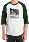 Three Stooges Shirt Rushmorons Mens Raglan Tee T-Shirt