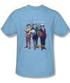 Three Stooges Shirt Sexy Adult Light Blue Tee T-Shirt