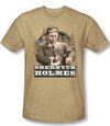 Three Stooges Shirt Shemyuk Holmes Adult Heather Sand Tee T-Shirt