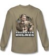 Three Stooges Shirt Shemyuk Holmes Sand Long Sleeve Tee T-Shirt