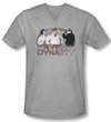 Three Stooges Shirt Slim Fit V Neck NYUK Dynasty Athletic Heather Tee