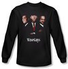 Three Stooges Shirt Wiseguys Long Sleeve Black Tee T-Shirt