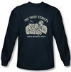 Three Stooges Shirt Without Cents Long Sleeve Navy Tee T-Shirt