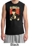 Three Stooges Shooter Shirt Viva La Stooges Big Moe Adult Muscle Shirt