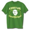 Three Stooges T-shirt Curly Kiss Me Irish Shamrock Adult Tee Shirt