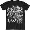 Three Stooges T-shirt - Mix Collage Black Tee