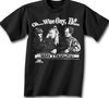 Three Stooges T-shirt Oh..Wise Guy, Eh? Adult Funny Black Tee Shirt