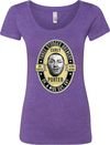 Three Stooges Tee Curly Porter Ladies Scoop Neck