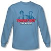 Tommy Boy Shirt Movie Logo Long Sleeve Carolina Blue Tee T-Shirt