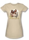 Touched By An Angel Juniors T-Shirt - Cream