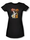 Twilight Zone Juniors T-Shirt - Enter At Own Risk Black