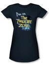 Twilight Zone Juniors T-Shirt - I&#039;m In The Twilight Navy Blue